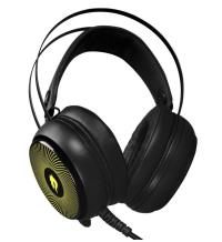 GameBooster H12 Rebel 7 Renk RGB Aydınlatmalı Kısa Mikrofonlu Siyah oyuncu kulaklığı